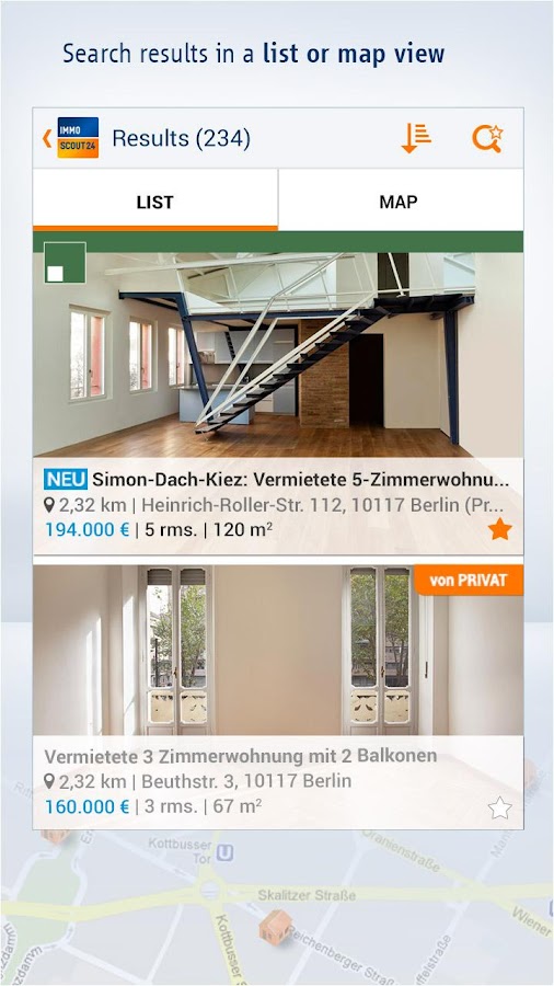 Immobilien Scout24 screenshot