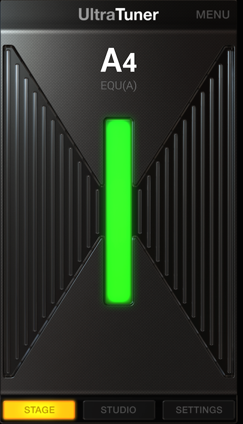 Android application UltraTuner - Chromatic Tuner screenshort