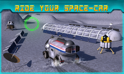 Space Moon Rover Simulator 3D poster 2