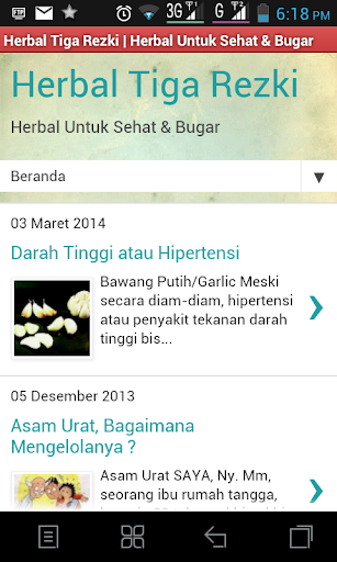 Herbal Untuk Sehat dan Bugar