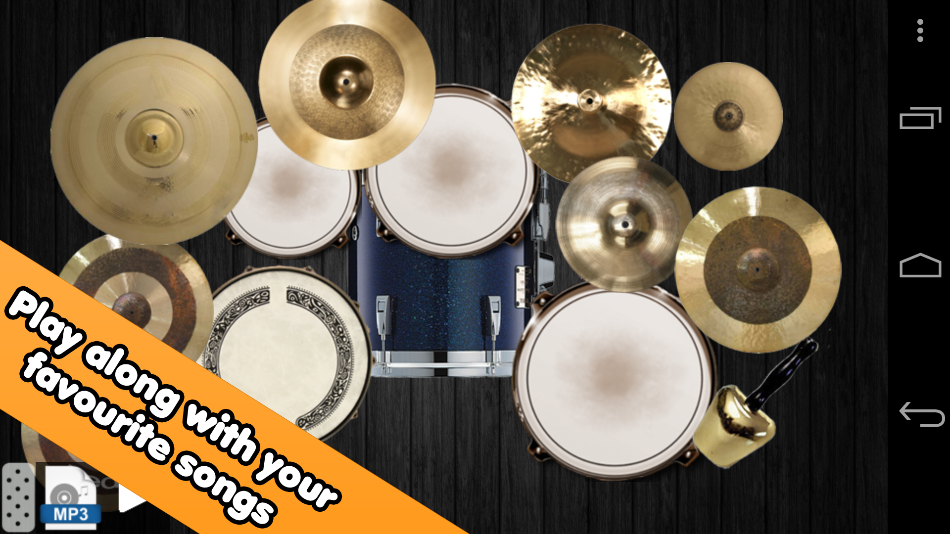 Android application Drum kit screenshort