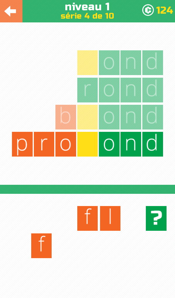 Android application 3 Letters: Guess the word! screenshort