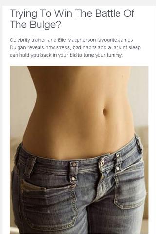 How to get a flat stomach