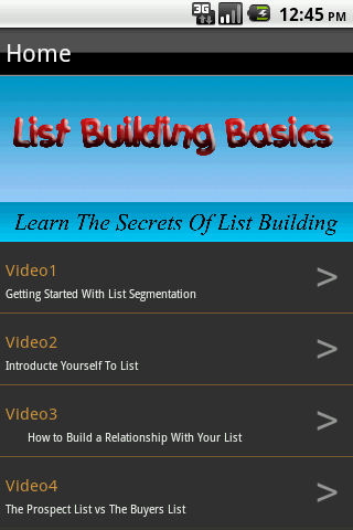 List Building Basics