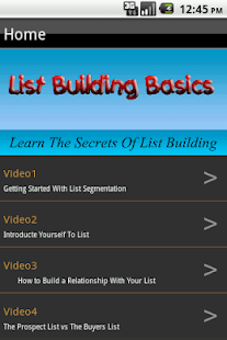 Free List Building Basics APK for Android