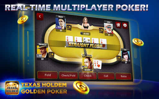 【免費紙牌App】Texas Holdem - Golden Poker-APP點子