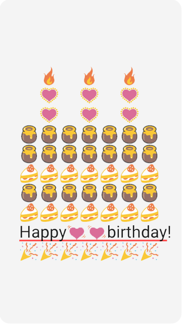 birthday emoji art for emoji emoticons and smileys keyboard please ...
