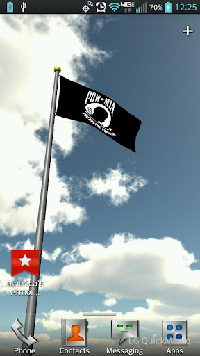 MIA Flag flying Live Wallpaper