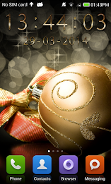 Gold digital clock by EasyDevTools poster 1