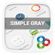 Simple Gray GO Launcher Theme  Icon