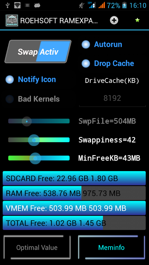  ROEHSOFT RAM Expander (SWAP)- screenshot 
