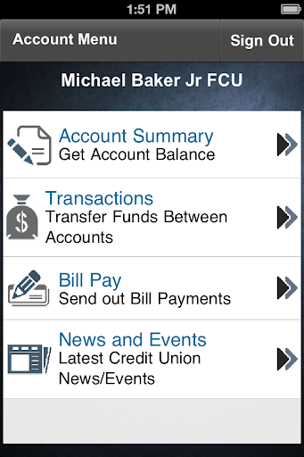 【免費財經App】Michael Baker FCU-APP點子