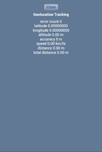 Distance Tracking using GPS Screenshots 1