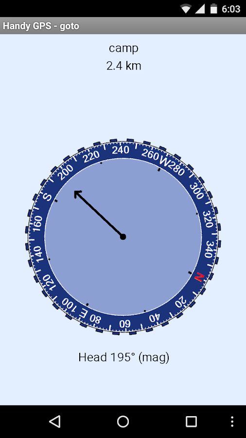    Handy GPS (free)- screenshot  