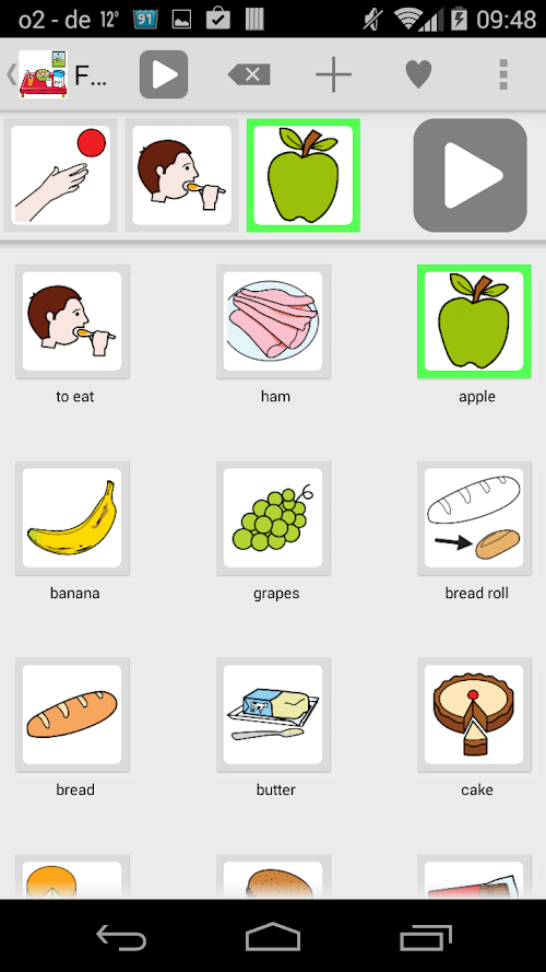 Android application LetMeTalk: Free AAC Talker screenshort