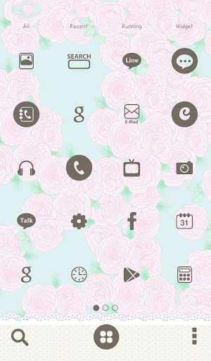 【免費個人化App】꽃의 초대 도돌런처테마-APP點子