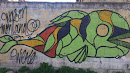 Green Fish Mural