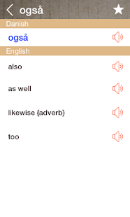 Lastest Danish English Dictionary APK