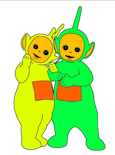 COLORING BOOK TELETUBBIES