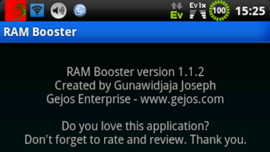 RAM Booster root