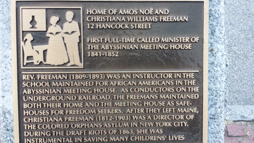Home of Amos Noë and Christian