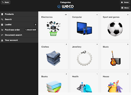 WECO E-Commerce Mobile Demo Screenshots 7