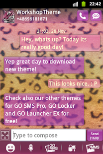 GO SMS Theme Panther Buy Screenshots 0
