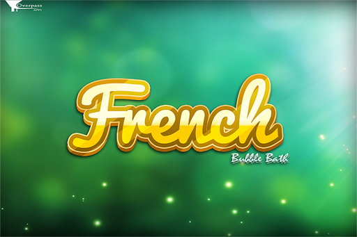 French Words Bubble Bath Game