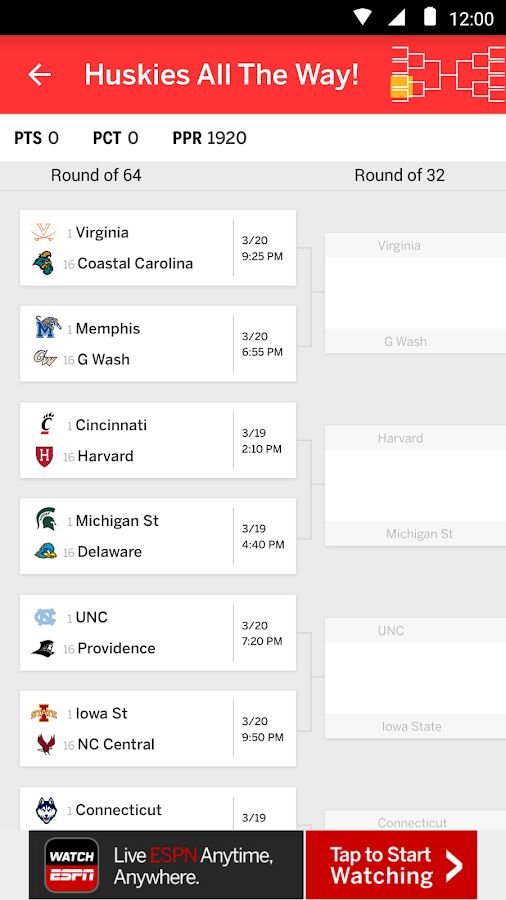 ESPN Tournament Challenge Android Apps on Google Play