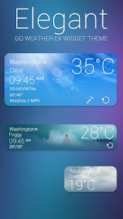 Elegant Weather Widget Theme(圖1)-速報App
