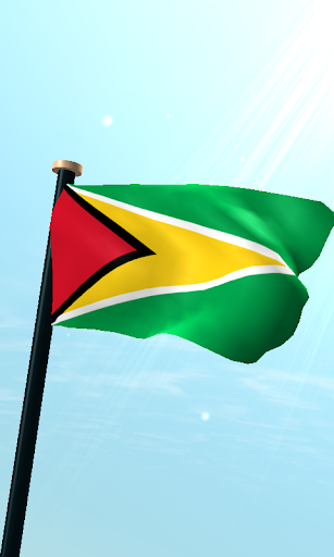Guyana Flag 3D Free Wallpaper