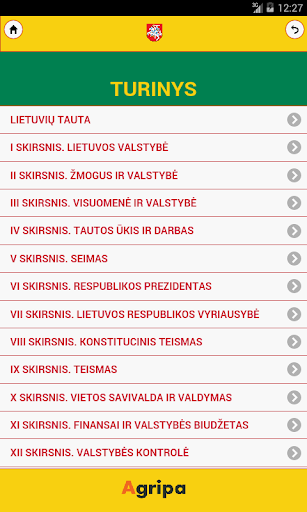 【免費程式庫與試用程式App】LIETUVOS KONSTITUCIJA-APP點子