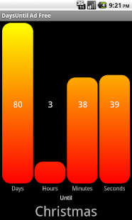 Android application Days Until Ad Free screenshot