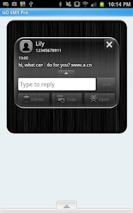 How to download GO SMS - Dark Array lastet apk for pc
