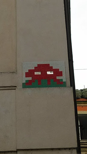 Murales Space Invaders