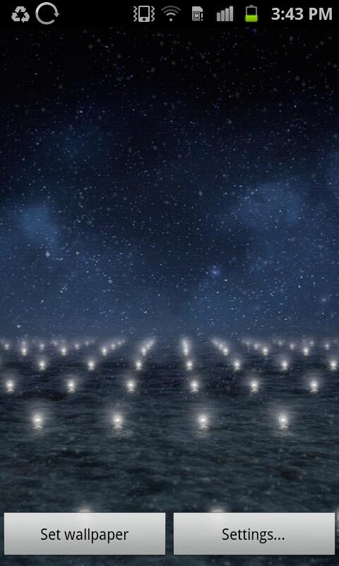 Android application Light bulbs on a field LWP PRO screenshort