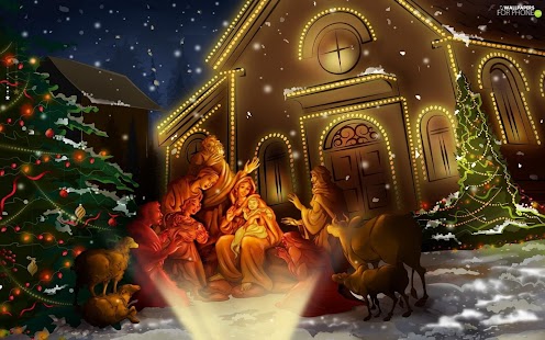 christmas crib wallpaper 4 Screenshots 0
