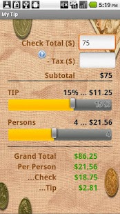 Free Tip Calculator APK