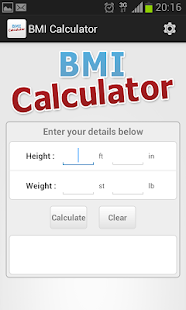 BMI Calculator Screenshots 1
