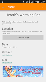 HWcon Convention Schedule Screenshots 2