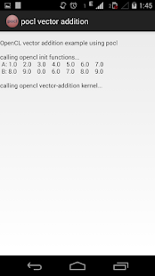 pocl vector addition Screenshots 0