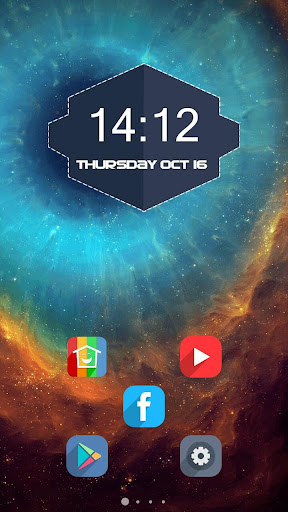 Deep Blue Dark Universe Theme