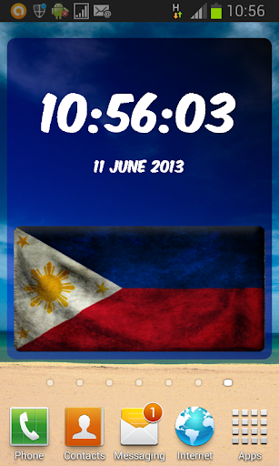 Philippines Digital Clock