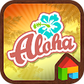 AlohaHawaii LINELauncher Theme Apk