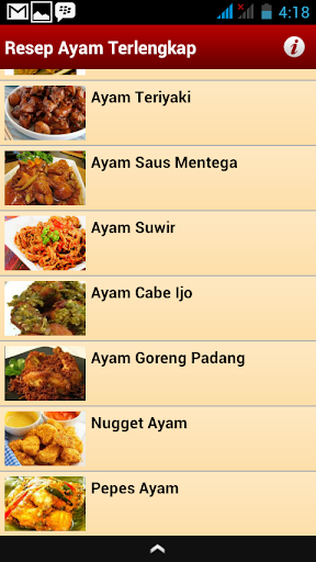 【免費書籍App】Resep Ayam Terlengkap-APP點子