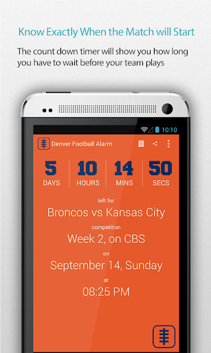 Denver Football Alarm