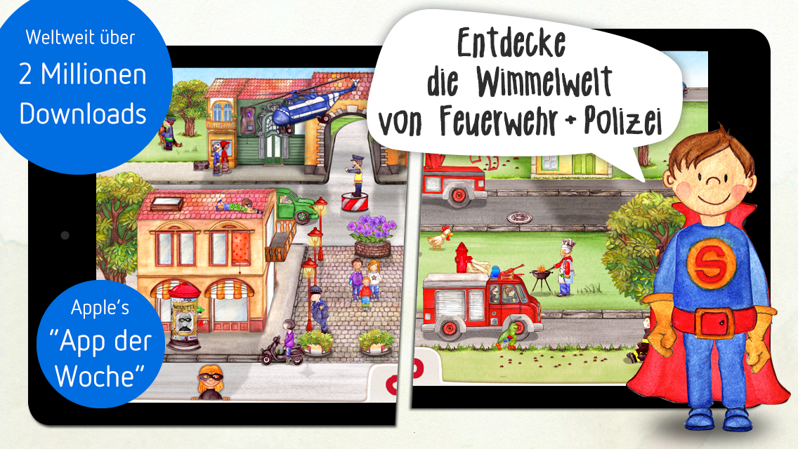 Android application Tiny Firefighters Seek &amp; Find screenshort