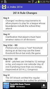 LLUmpires.com Rules Index 2014 Screenshots 1