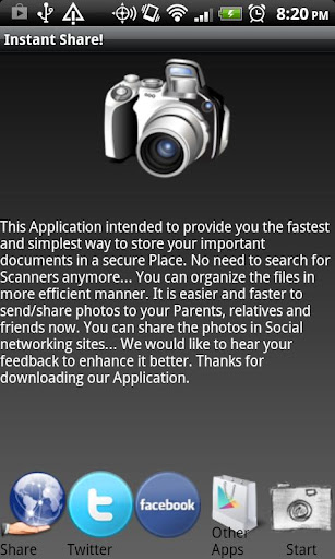 Instant Share Scanner