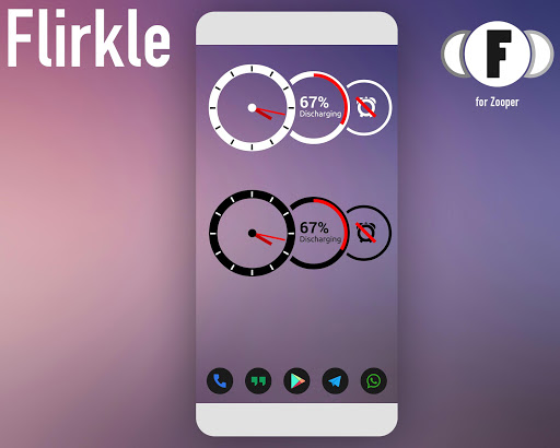 Flirkle - Flat Zooper Widget